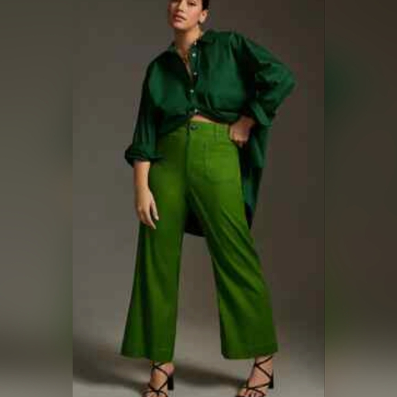 Anthropologie Pants - Maeve Elegant Green Women's Pants